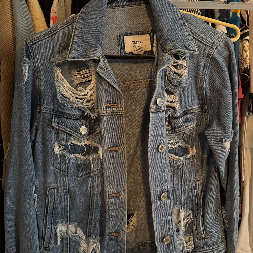 Forever 21 Blue Denim Jacket